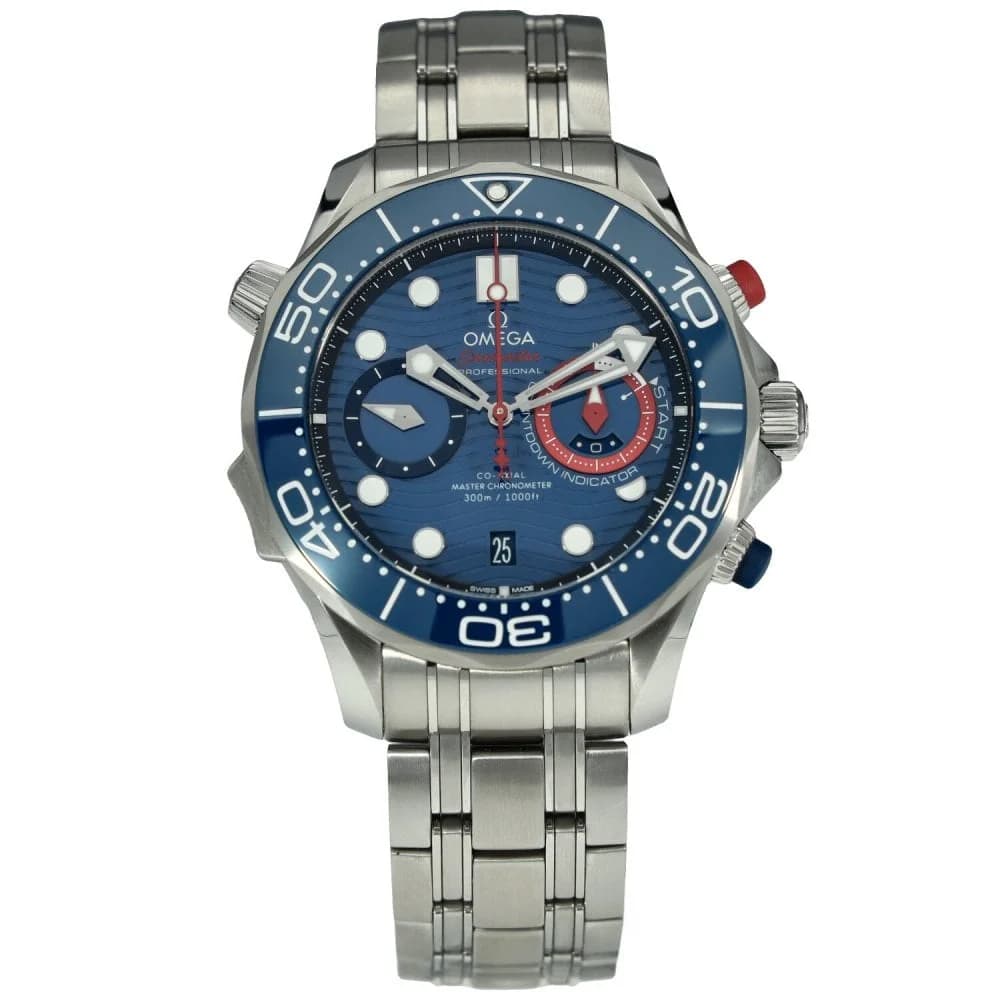 Omega Seamaster, blue chrono