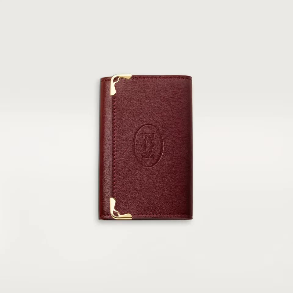Cartier Key holder, maroon