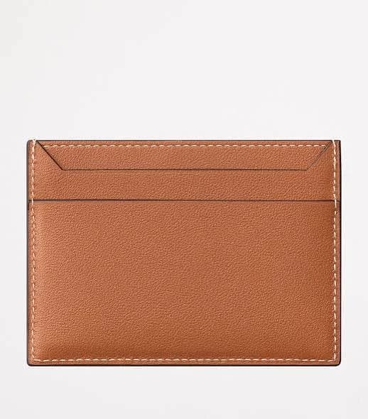 Cartier Card holder, dotted, yellow brown