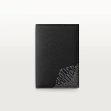 Cartier Card holder, losange, shadow midnight