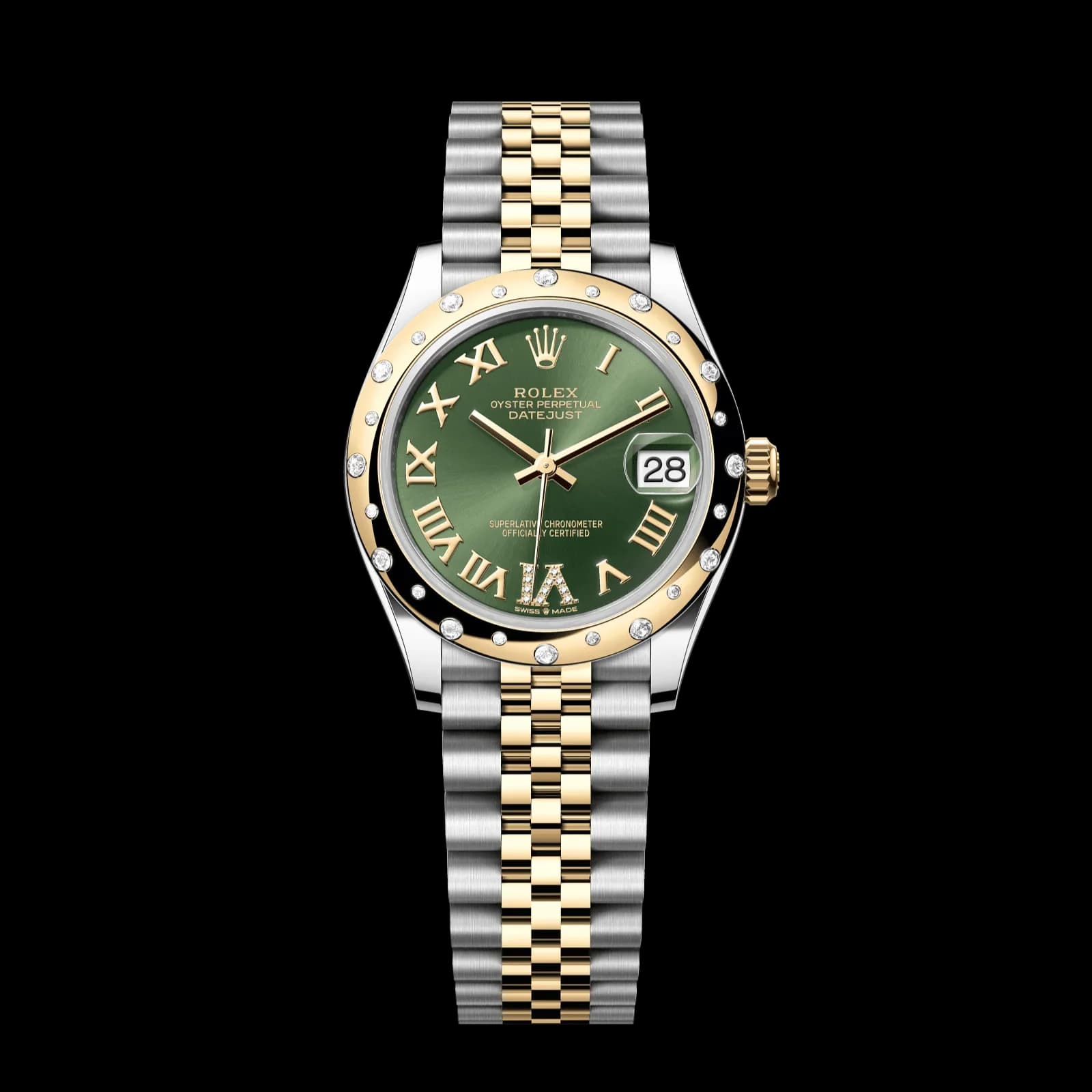 Rolex Datejust 31, green